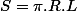 S=\pi.R.L