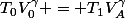 T_0V_0^\gamma = T_1V_A^\gamma