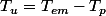 T_u=T_{em}-T_p