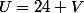 U=24 V
