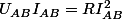 U_{AB}I_{AB}=RI_{AB}^2