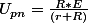 U_{pn}=\frac{R*E}{(r+R)}