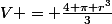 V = \frac{4 \pi r^3}{3}