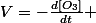 V=-\frac{d[O_{3}]}{dt} 