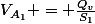 V_{A_1} = \frac{Q_v}{S_1}