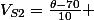 V_{S2}=\frac{\theta-70}{10} 