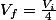 V_{f}=\frac{V_{i}}{4}