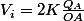 V_{i}=2K\frac{Q_{A}}{OA}