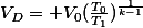 V_D=%20V_0(\frac{T_0}{T_1})^{\frac{1}{k-1}}