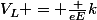 V_L = \frac {eE}{k}