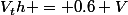 V_th = 0.6 V