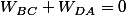 W_{BC}+W_{DA}=0