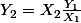 Y_2=X_2\frac{Y_1}{X_1}