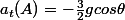 a_{t}(A)=-\frac{3}{2}gcos\theta