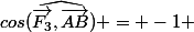 cos(\widehat{\vec{F_3},\vec{AB}}) = -1 