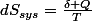 dS_{sys}=\frac{\delta Q}{T}