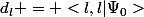 d_l = <l,l|\Psi_0>