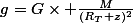 g=G\times \frac{M}{(R_T+z)^2}