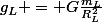 g_L = G\frac{m_L}{R^2_L}
