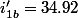 i'_{1b}=34.92