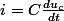 i=C\frac{du_{c}}{dt}