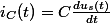 i_{C}(t)=C\frac{du_s(t)}{dt}\quad;\quad u_s(t)=L\frac{di_{L}}{dt}\quad donc\quad i_{L}(t)=\frac{1}{L}\intop u_s(t).dt 
 \\  \\  \\ \text{loi des noeuds :\ensuremath{i(t)=i_{C}(t)+i_{L}(t)=C\frac{du_s(t)}{dt}+\frac{1}{L}\intop u_s(t).dt}}
 \\  \\  \\ \text{en multipliant tous les termes par L et en drivant par rapport  t pour faire disparaitre la primitive :}
 \\  \\  \\ \boxed{u_s(t)+LC\frac{d^{2}u_s(t)}{dt^{2}}=\frac{L.di(t)}{dt}} 