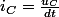 i_C=\frac{u_C}{dt}