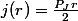 j(r)=\frac{P_{J}r}{2}