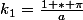 k_{1}=\frac{1 * \pi}{a}
