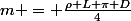 m = \frac{\rho L \pi D}{4}