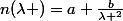 n(\lambda )=a+\frac{b}{\lambda ^2}