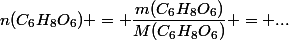 n(C_6H_8O_6) = \dfrac{m(C_6H_8O_6)}{M(C_6H_8O_6)} = ...