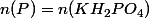 n(P)=n(KH_2PO_4)