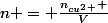 n = \frac{n_{cu^2^+} }{V}