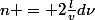 n = 2\frac{l}{v}d\nu