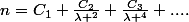 n=C_{1}+\frac{C_{2}}{\lambda ^2}+\frac{C_{3}}{\lambda ^4}+....