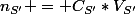 n_{S'} = C_{S'}*V_{S'}
