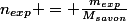 n_{exp} = \frac{m_{exp}}{M_{savon}}