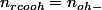 n_{rcooh}=n_{oh-}