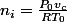 n_i=\frac{P_0v_c}{RT_0}