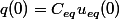 q(0)=C_{eq}u_{eq}(0)
