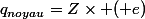 q_{noyau}=Z\times (+e)