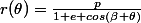 r(\theta)=\frac{p}{1+e cos(\beta \theta)}