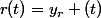 r(t)=y_r (t)