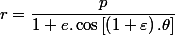 r=\dfrac{p}{1+e.\cos\left[\left(1+\varepsilon\right).\theta\right]}
