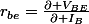 r_{be}=\frac{\partial V_{BE}}{\partial I_B}