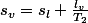 s_v=s_l+\frac{l_v}{T_2}