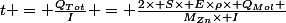 t = \frac{Q_{Tot}}{I} = \frac{2\times S\times E\times\rho\times Q_{Mol} }{M_{Zn}\times I}