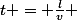 t = \frac{l}{v} 
