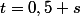 t=0,5 s
